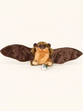 Wild Republic Brown Bat Plush Stuffed Animal 18” Wingspan